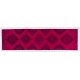 Pink Overdyed Runner Rug, Mid-Century Handmade Corridor Carpet from Turkey. 3.3 x 11.4 Ft (98 x 346 cm)