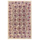 Silk Hand Embroidered Bed Cover, Vintage Suzani Wall Hanging from Uzbekistan. 4.5 x 7.2 Ft (135 x 217 cm)