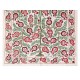 Silk Hand Embroidered Bed Cover, Vintage Suzani Wall Hanging from Uzbekistan. 4.7 x 7 Ft (141 x 214 cm)