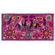 Silk Hand Embroidered Bed Cover, Vintage Suzani Wall Hanging from Uzbekistan. 4.7 x 8.9 Ft (143 x 270 cm)