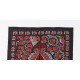 Square Silk Embroidery Suzani Wall Hanging, Vintage Handmade Uzbek Bed or Table Cover. 3 x 3 Ft (92 x 92 cm)