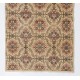 Hand-Knotted Vintage Accent Rug, Central Anatolian Wool Carpet with Floral Garden Design. 3.8 x 7.3 Ft (114 x 222 cm)