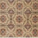 Hand-Knotted Vintage Accent Rug, Central Anatolian Wool Carpet with Floral Garden Design. 3.8 x 7.3 Ft (114 x 222 cm)