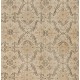 Hand-Knotted Vintage Floral Accent Rug, Central Anatolian Wool Carpet. 3.8 x 6.7 Ft (115 x 204 cm)