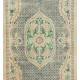 Hand-Knotted Vintage Turkish Oushak Rug, Ideal for Office and Home Decor. 4 x 6.8 Ft (120 x 207 cm)