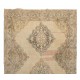 Traditional Vintage Handmade Turkish Runner Rug, Great for Hallway Decor. 4.6 x 12.6 Ft (140 x 383 cm)