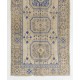 Hand-Knotted Vintage Turkish Runner Rug, Authentic Wool Hallway Runner. 4.8 x 11.9 Ft (144 x 360 cm)