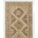 Vintage Handmade Turkish Runner Rug for Hallway Decor. 5 x 12.8 Ft (153 x 390 cm)