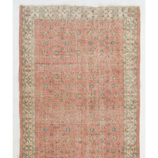Vintage Handmade Anatolian Runner Rug, Great for Hallway Decor. 5 x 12.7 Ft (155 x 385 cm)
