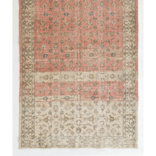 Vintage Handmade Anatolian Runner Rug, Great for Hallway Decor. 5 x 12.7 Ft (155 x 385 cm)