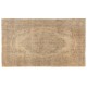 Handmade 1960s Turkish Oushak Area Rug, Wool and Cotton Carpet. 6 x 9.6 Ft (183 x 290 cm)