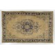 Traditional Vintage Area Rug from Turkey, Ca 1960, Handmade Floor Covering. 6.5 x 10.2 Ft (198 x 310 cm)