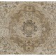 Mid-Century Handmade Turkish Oushak Wool Area Rug with Medallion Design. 6.7 x 9.9 Ft (203 x 300 cm)