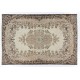 Traditional Vintage Area Rug from Turkey, Ca 1960, Handmade Floor Covering. 6.8 x 10 Ft (207 x 307 cm)