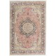 Mid-Century Handmade Turkish Oushak Wool Rug with Medallion Design. 6.9 x 10.2 Ft (208 x 310 cm)