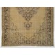 Traditional Vintage Handmade Turkish Wool Area Rug. 6.9 x 10.3 Ft (210 x 312 cm)