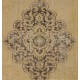 Traditional Vintage Handmade Turkish Wool Area Rug. 6.9 x 10.3 Ft (210 x 312 cm)