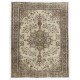 Vintage Handmade Turkish Rug for Office & Home Decor. 7 x 9 Ft (215 x 275 cm)