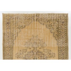 Large Vintage Handmade Turkish Area Rug for Office & Home Decor. 7 x 10.9 Ft (216 x 330 cm)