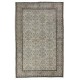 Handmade Vintage Rug, Floral Patterned Anatolian Carpet. 7.2 x 10.4 Ft (217 x 314 cm)