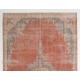 Early-20th Century Shabby Chic Handmade Turkish One-of-a-Kind Rug, Very Good Condition. 7.3 x 11.4 Ft (220 x 345 cm)