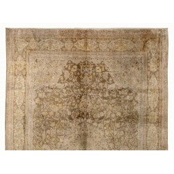 Semi Antique Handmade Anatolian Sivas Rug,100% Wool. 7.9 x 10.6 Ft (239 x 322 cm)