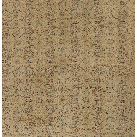 Oversize One-of-a-Kind Vintage Handmade Turkish Sivas Wool Rug. 9.9 x 13.7 Ft (300 x 417 cm)