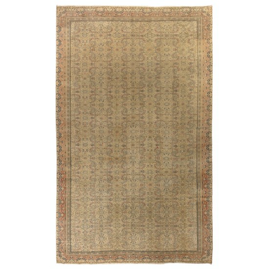 Oversize One-of-a-Kind Vintage Handmade Turkish Sivas Wool Rug. 9.9 x 13.7 Ft (300 x 417 cm)