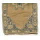 Small Handmade Turkish Rug, Vintage Doormat (Seat or Cushion Cover). 1.7 x 3 Ft (51 x 91 cm)