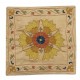 New Authentic Central Asian Silk Hand Embroidered Suzani Cushion Cover. 18" x 18" (45 x 45 cm)