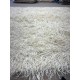 Handmade Mohair Shag Rug 300x400 cm (9.8x13.1 ft) – Natural Undyed Angora Wool, Soft High Pile Tulu Rug, Boho Minimalist Carpet