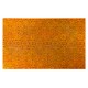 Orange Overdyed Vintage Handmade Turkish Area Rug with Floral Design. 5 x 7.7 Ft (155 x 232 cm)