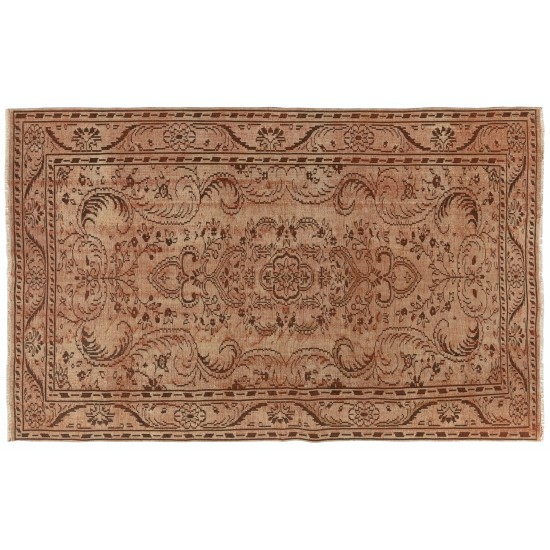 Unique Authentic Vintage Handmade Turkish Area Rug, Ideal for Home & Office Decor. 6 x 9 Ft (183 x 277 cm)